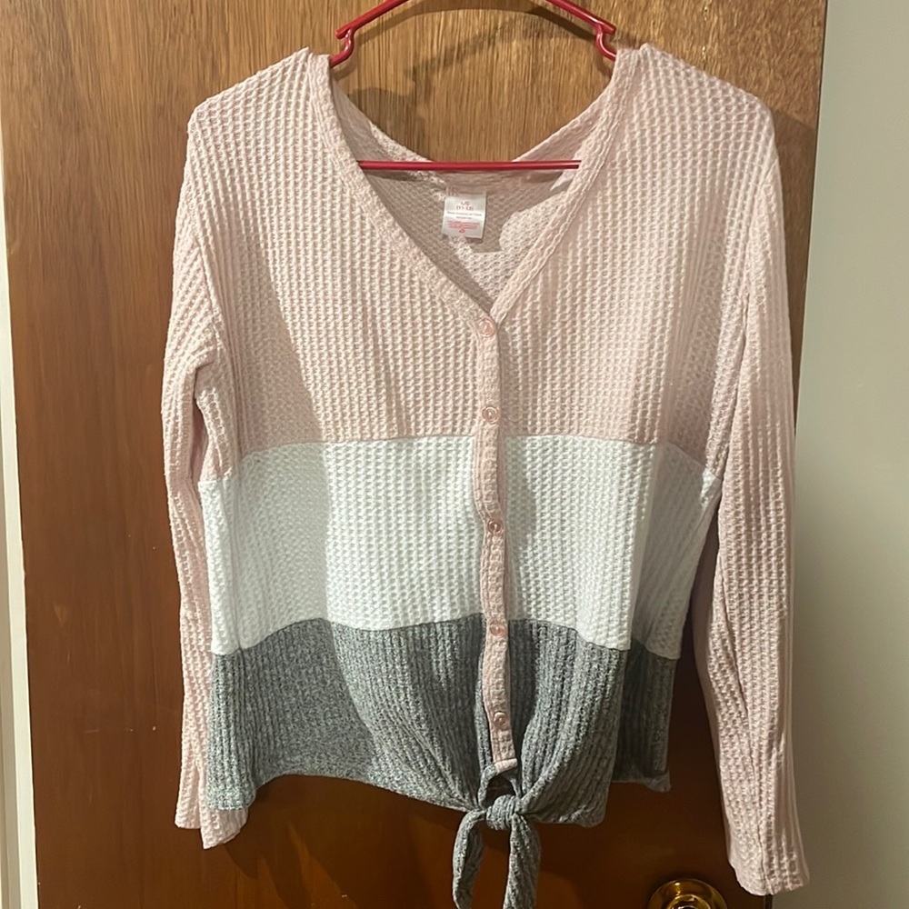 Color block sweater